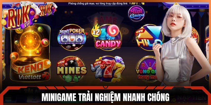 Minigame trải nghiệm nhanh chóng